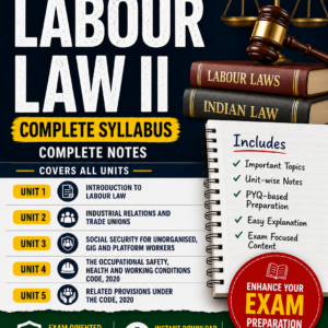 Labour Law II Complete Syllabus