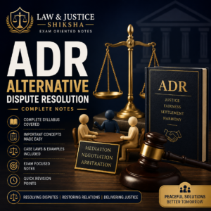 Alternative Dispute Resolution (ADR)