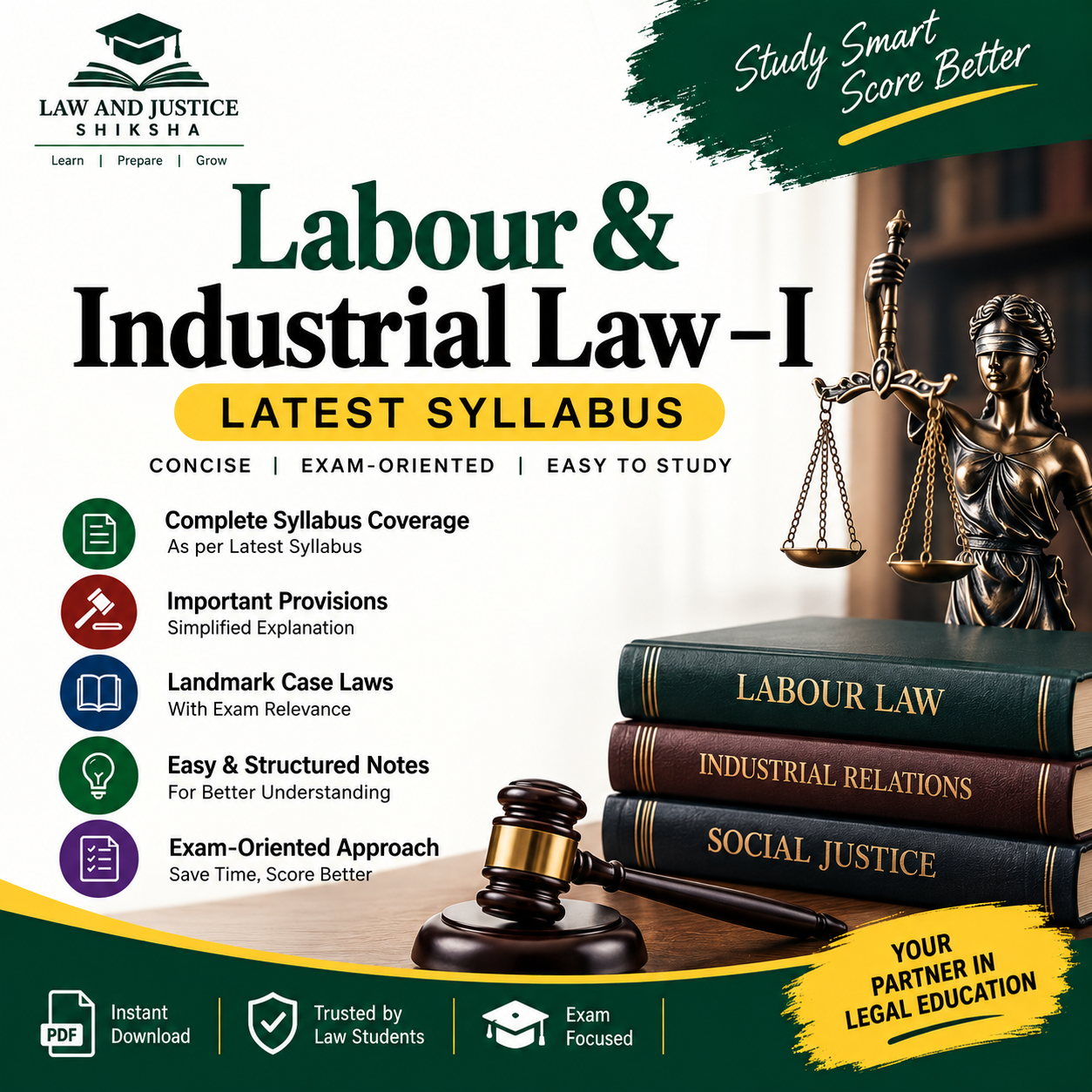 Labour & Industrial Law – I | Latest Syllabus